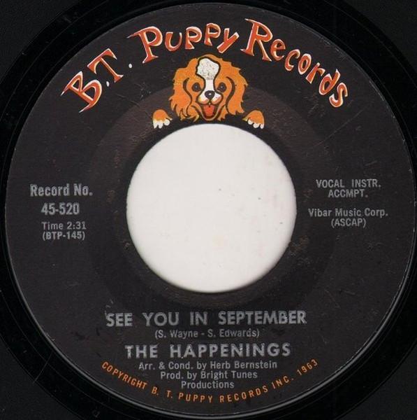 See You In September The Tempos The Happenings Classic Song Of see you in september the tempos the happenings classic song of
